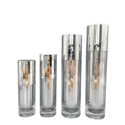 30mlを包む上限の化粧品ポンプびんSkincareは金属で処理した