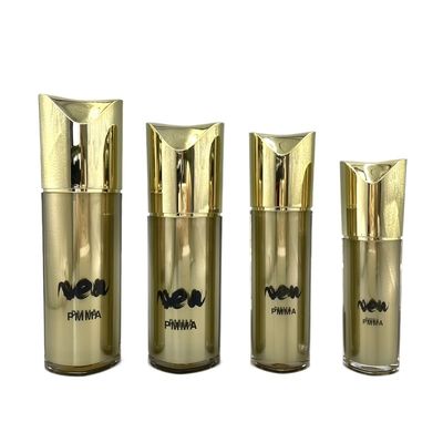 特別な形化粧品ポンプびんの金の詰め替え式の化粧品の容器80ml 100ml