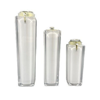 ABS正方形の化粧品ポンプびん包装指の出版物100ml
