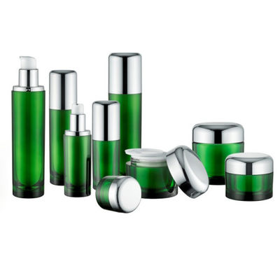 円形の化粧品ポンプびんの贅沢な空の容器50ml 120mlのアクリル
