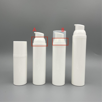 30ml 50ml 75ml 100ml PPはスキン ケアの容器のための空気のないびんで止まる