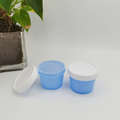 モノラル物質的なPPの化粧品の瓶50ml 100ml 200ml 250mlのアイスクリームのコップはパーソナル ケアの瓶を形づける