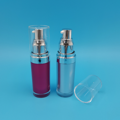 PMMA丸型アクリルローションボトル15ml 30ml 50ml 100ml 120ml