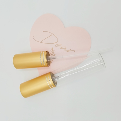 アルミニウム香水噴霧器が付いている10ml 15ml 20ml 25ml 30mlの管のガラス ビン
