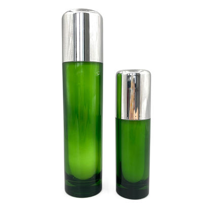 円形の化粧品ポンプびんの贅沢な空の容器50ml 120mlのアクリル
