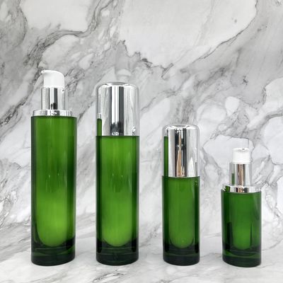 円形の化粧品ポンプびんの贅沢な空の容器50ml 120mlのアクリル