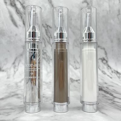 PETG/ABS/PPの化粧品のスポイトは10ml 15mlの空気のないびんを形づける