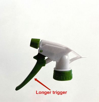 回転式28/400のプラスチック制動機のスプレーヤー ポンプ頭部の長いねじれ開いた1.0ml