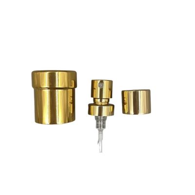 小さい15/400の香水のひだポンプは金の帽子によって0.09ML SS316に吹きかける