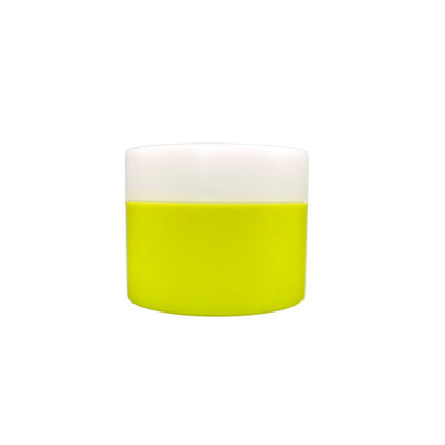 プラスチック化粧品が二重壁60ml 100mlを震動させるマットはScrubのりのために金属で処理した
