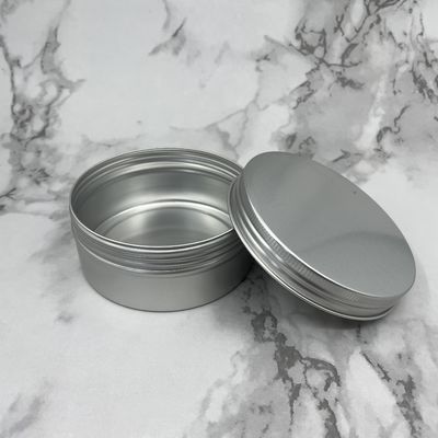 キャンデーのふたのねじが付いているアルミニウム錫の瓶250mlの金属の缶
