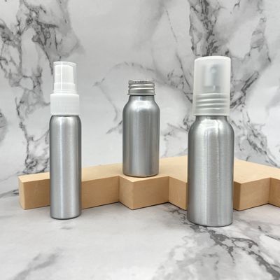 ラベルとの100ml 150mlを密封する反紫外線アルミニウム化粧品のびん