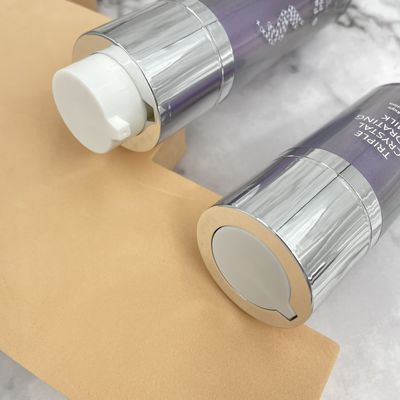 回転式二重壁空気のないポンプびんのあたりのスキン ケアのための15ml 30ml 50ml