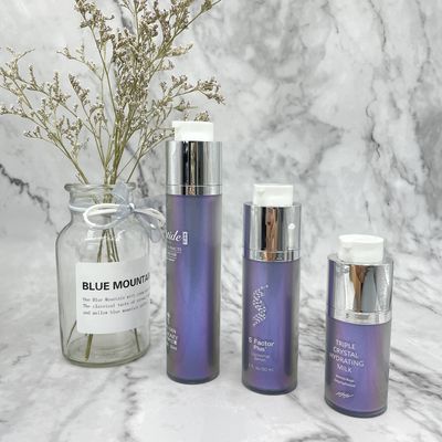 回転式二重壁空気のないポンプびんのあたりのスキン ケアのための15ml 30ml 50ml