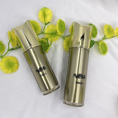 特別な形化粧品ポンプびんの金の詰め替え式の化粧品の容器80ml 100ml