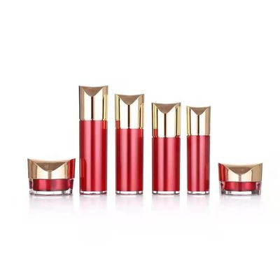 特別な形化粧品ポンプびんの金の詰め替え式の化粧品の容器80ml 100ml