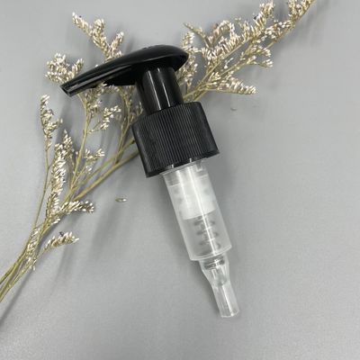 黒いローション ディスペンサー ポンプは28/400 28/415滑らかになるために/骨がある閉鎖1.2CCを石鹸で洗う