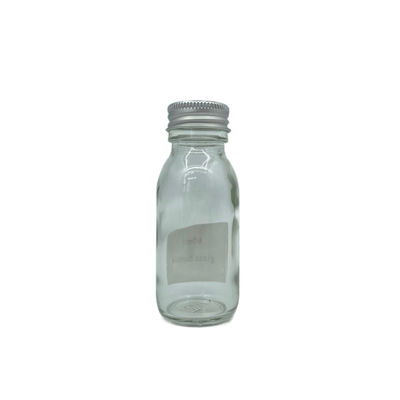非アルミニウム帽子が付いているスキン ケアの化粧品の包装60mlガラス ビンをこぼしなさい