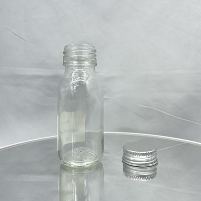 非アルミニウム帽子が付いているスキン ケアの化粧品の包装60mlガラス ビンをこぼしなさい