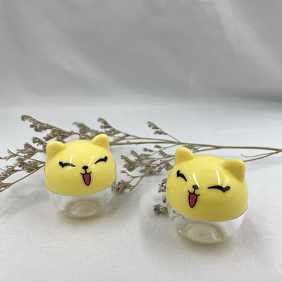 赤ん坊クリーム色5g小型プラスチック小さい旅行瓶PSの漫画の設計