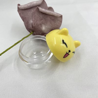 赤ん坊クリーム色5g小型プラスチック小さい旅行瓶PSの漫画の設計