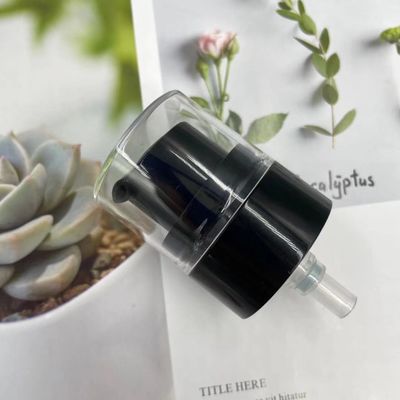 0.25ML/Tの外の帽子SS316のばねとして黒いローションのクリーム ディスペンサー ポンプ24/400