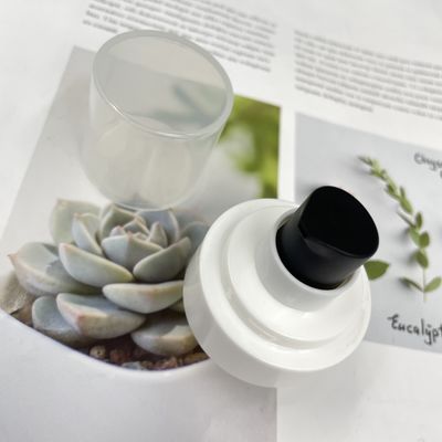 PPの帽子との手のクリーム ポンプ ディスペンサー0.25ML/Tの倍の壁の閉鎖24/410 SS316
