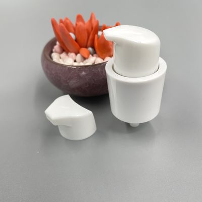白い20/410のクリーム ポンプ ディスペンサーSS316のばねの取り替えのローションの頭部0.2ML/T