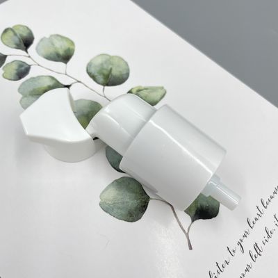 白い20/410のクリーム ポンプ ディスペンサーSS316のばねの取り替えのローションの頭部0.2ML/T