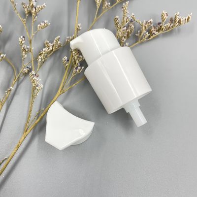 白い20/410のクリーム ポンプ ディスペンサーSS316のばねの取り替えのローションの頭部0.2ML/T
