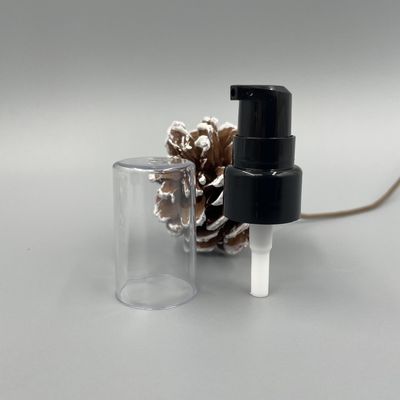 PPはクリーム色 ポンプ ディスペンサー20/410の完全で明確な帽子との304H滑らかな閉鎖0.2ML/Tを黒くする