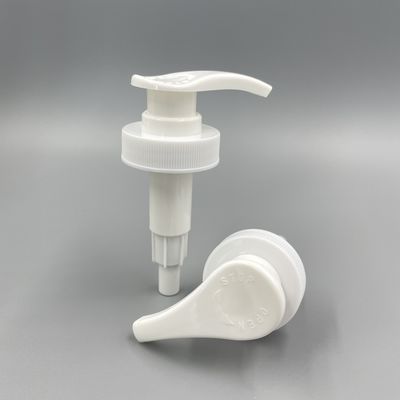 白いシャンプーのびんディスペンサー ポンプ33/410 4.0ML排出率38/400