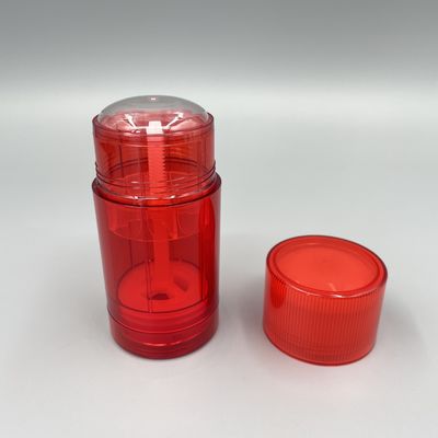 印刷を用いるASのあたりの赤い75g注文の防臭剤棒の容器