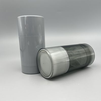 75g灰色の空の防臭剤棒の容器のとして/PP日焼け止めの円形の管