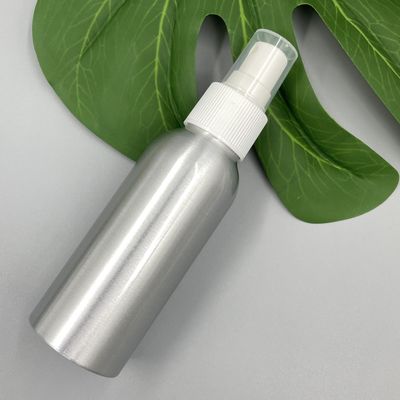 3.52ozアルミニウム化粧品の容器は直径40mmの首24mmの円形の肩に吹きかける