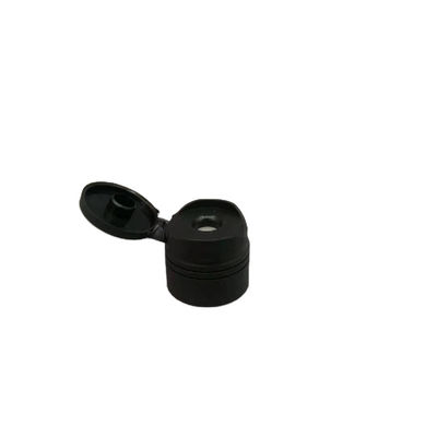 マットの黒プラスチックねじディスク上フリップ帽子24/410のシリコーン弁9.5mm
