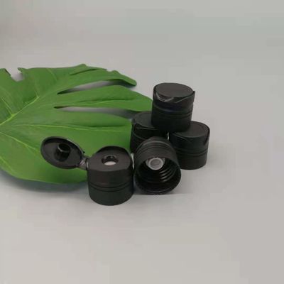 マットの黒プラスチックねじディスク上フリップ帽子24/410のシリコーン弁9.5mm