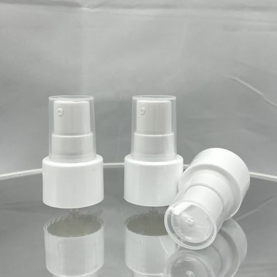 すべてのプラスチック24/410のクリーム色 ポンプ ディスペンサーの処置の滑らかな閉鎖の基礎