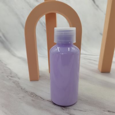 旅行一定シリーズSkincare 75mlペット ポンプびんのピンクの紫色の薄緑の淡いブルー
