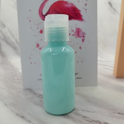 旅行一定シリーズSkincare 75mlペット ポンプびんのピンクの紫色の薄緑の淡いブルー