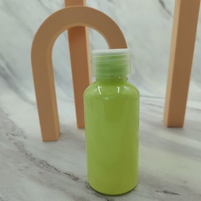 旅行一定シリーズSkincare 75mlペット ポンプびんのピンクの紫色の薄緑の淡いブルー