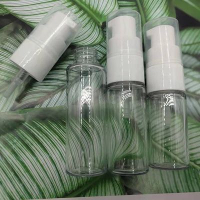 円形30ml 1.06ozの首20mmペット スプレーヤーのびんの厚い壁の明確な色