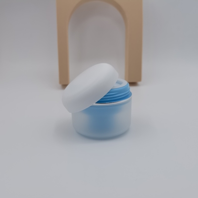 円形PPはスキン ケアの保湿剤のための化粧品100gクリームの瓶を倍増する