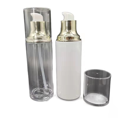 顔のクリーム色のヘアケア製品のためのAsまたはABS帽子のローション ポンプ100ml Petgびん