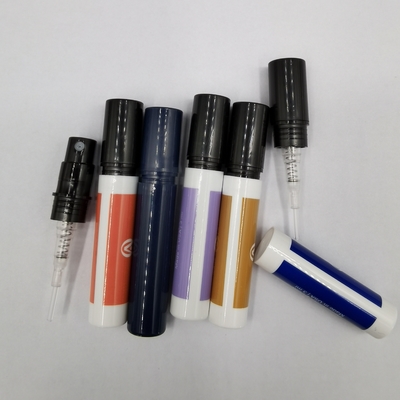 3ml 5mlの小さいプラスチック スプレーのびんの芳香0.11oz 0.17ozは止まる