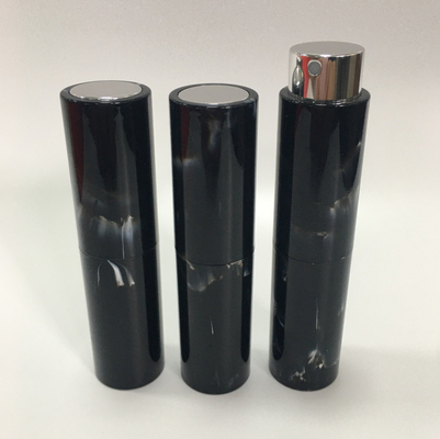 プラスチック注入の大理石パターン詰め替え式の香水瓶は色 8ml をカスタマイズしました