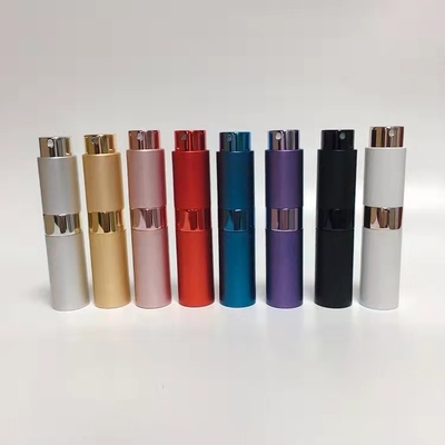 アルミニウム8ml +ガラスECOの友好的な結め換え品の香水瓶