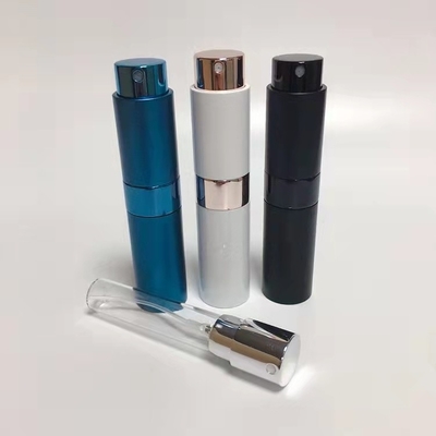アルミニウム8ml +ガラスECOの友好的な結め換え品の香水瓶