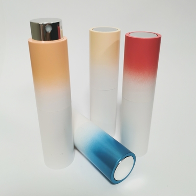 8ML ABS外貝の勾配色のガラス内部のびんの良質の詰め替え式の香水瓶