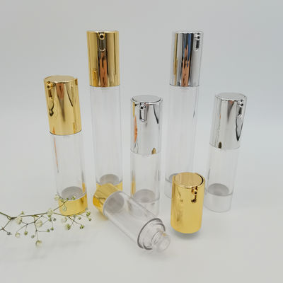 化粧品包装用15ml 20ml 30mlスリムエアレスポンプボトル